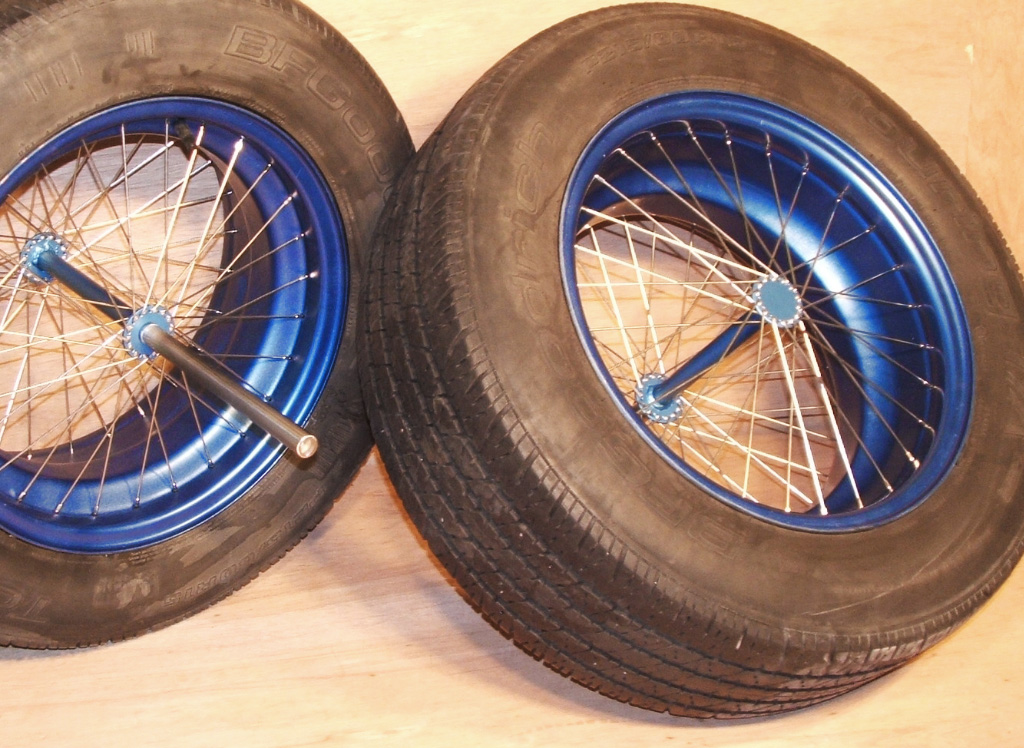 Gladiator Chopper Trike - spoked car rims